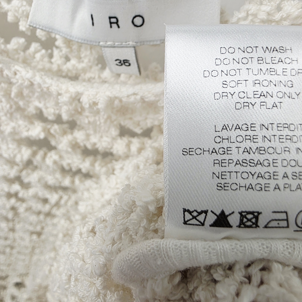 IRO Ivory Open-Knit Top
